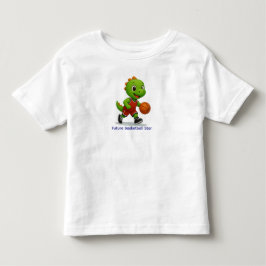 Cute Basketbal Dino T-shirt voor peuters