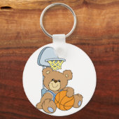 Cute Basketball Beer Sleutelhanger (Voorkant)