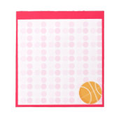 Cute Basketball Notitieblok (Voorkant)