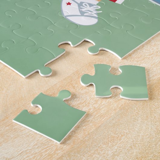 Cute basketball speler: rode basketbaltrui legpuzzel (Zijkant)