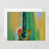 Cute Bass Guitar Briefkaart (Voorkant / Achterkant)