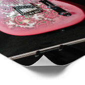Cute Bass Guitar Poster (Hoek)