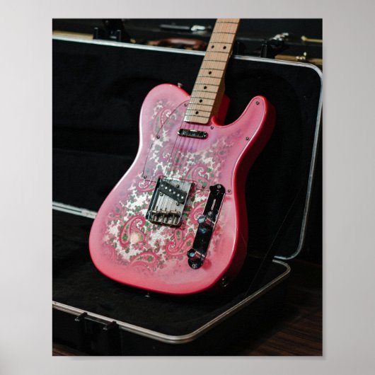 Cute Bass Guitar Poster (Voorkant)