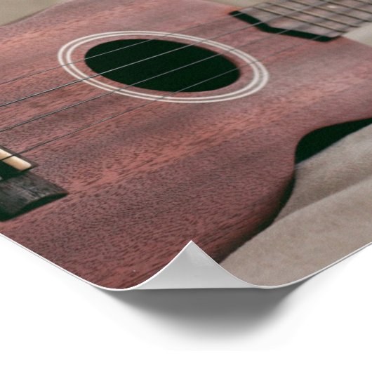 Cute Bass Guitar Poster (Hoek)