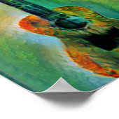 Cute Bass Guitar Poster (Hoek)