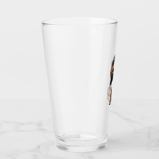 Cute Basset Hound Glas (Rechts)