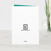 Cute Basset Hound op Funny Birthday Card Kaart (Achterkant)