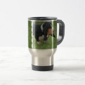 Cute Basset Hound Reisbeker (Voorkant rechts)