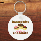 Cute Bassoon Sleutelhanger (Voorkant)
