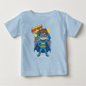 Cute Bat-Boy Superhero Costume Toddler Kids Blue (Voorkant)