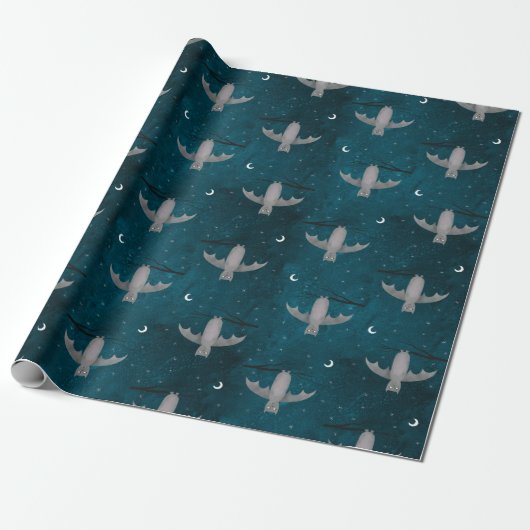 Cute Bat Cadeaupapier (Uitgerold)