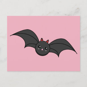 Cute Bat Feestdagenkaart