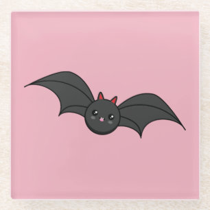 Cute Bat Glazen Onderzetter