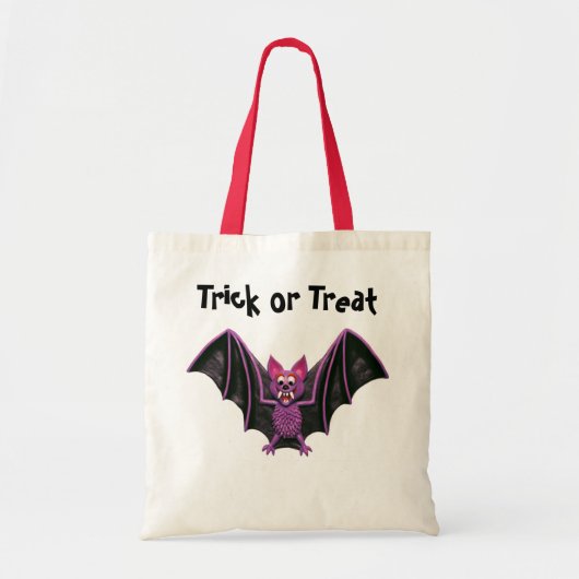Cute Bat Halloween Party Tote Bag (Voorkant)