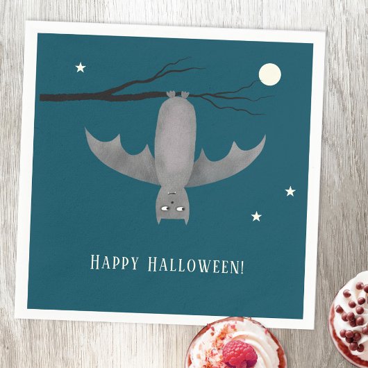 Cute Bat Halloween Servet