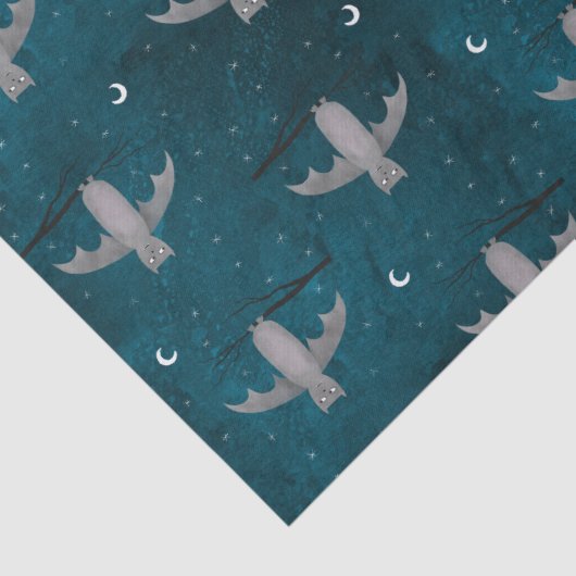 Cute Bat Halloween Tissuepapier (Detail)