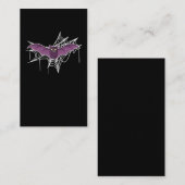 Cute Bat Lover Cobweb Halloween Visitekaartje (Voorkant / Achterkant)