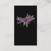 Cute Bat Lover Cobweb Halloween Visitekaartje (Voorkant)