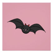 Cute Bat Perfect Poster (Voorkant)
