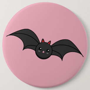 Cute Bat Ronde Button 6,0 Cm