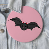 Cute Bat Ronde Button 6,0 Cm (In situ)