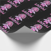 Cute Bat Skull Pastel Gothic Skeleton Kawaii Cadeaupapier (Hoek)