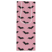 Cute Bat Wijn Cadeautas (Voorkant)