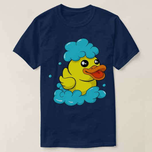 Cute Bath Duck Funny Soap Maker T-shirt (Design voorkant)