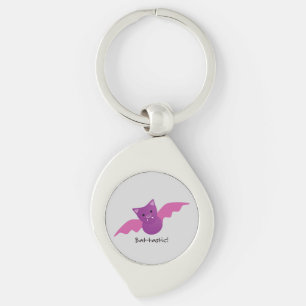 Cute Battastic Pink Bat. Sleutelhanger