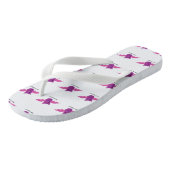 Cute Battastic Pink Bat. Teenslippers (Schuin)