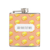 Cute Battenberg Add Your Own Text Cake Pattern Heupfles (Voorkant)