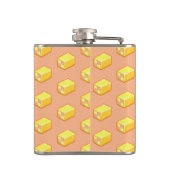 Cute Battenberg Add Your Own Text Cake Pattern Heupfles (Achterkant)