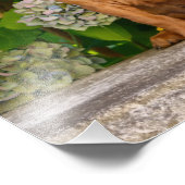 Cute Bavarian Mountain Hound Puppies met bloemen Foto Afdruk (Hoek)