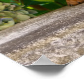 Cute Bavarian Mountain Hound Puppies met bloemen Poster (Hoek)