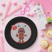 Cute bbq steak ant party papieren bordje (Feest)