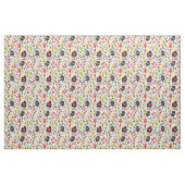 Cute BBQ Theme Grill Kebab Sause Ketchup Kitchen Stof (Fat Quarter)