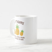 Cute be a Pineappel Koffiemok (Voorkant links)