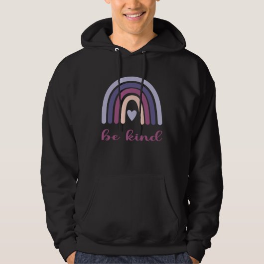 Cute be kind rainbow hoodie (Voorkant)