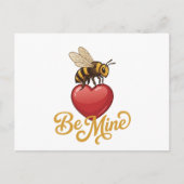 Cute Be Mine Honeycomb Briefkaart (Voorkant)