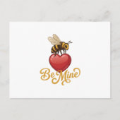 Cute Be Mine Honeycomb Briefkaart (Voorkant)