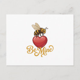 Cute Be Mine Honeycomb Briefkaart