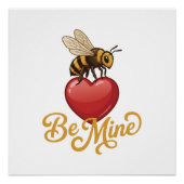 Cute Be Mine Honeycomb  Perfect Poster (Voorkant)