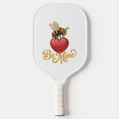 Cute Be Mine Honeycomb  Pickleball Paddle (Voorkant)