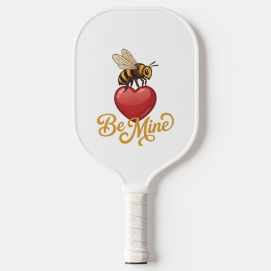Cute Be Mine Honeycomb Pickleball Paddle (Voorkant)