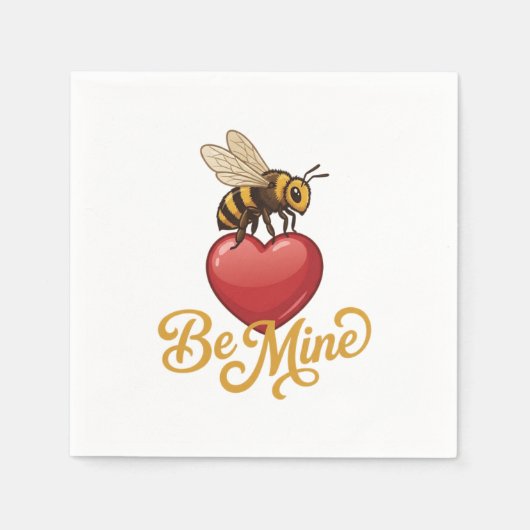 Cute Be Mine Honeycomb Servet (Voorkant)