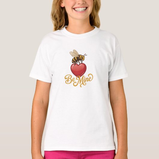 Cute Be Mine Honeycomb T-shirt (Voorkant)