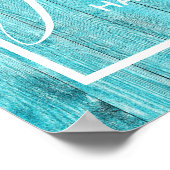 Cute Beach BeachyYou & Me Housewarming Poster (Hoek)