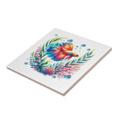 Cute beach ocean fish  tegeltje (Zijkant)