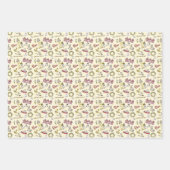 Cute Beach Scene Pattern Inpakpapier Vel (Voorkant 3)