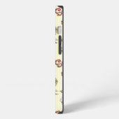 Cute Beach Scene Pattern iPhone Hoesje (Linkerkant)